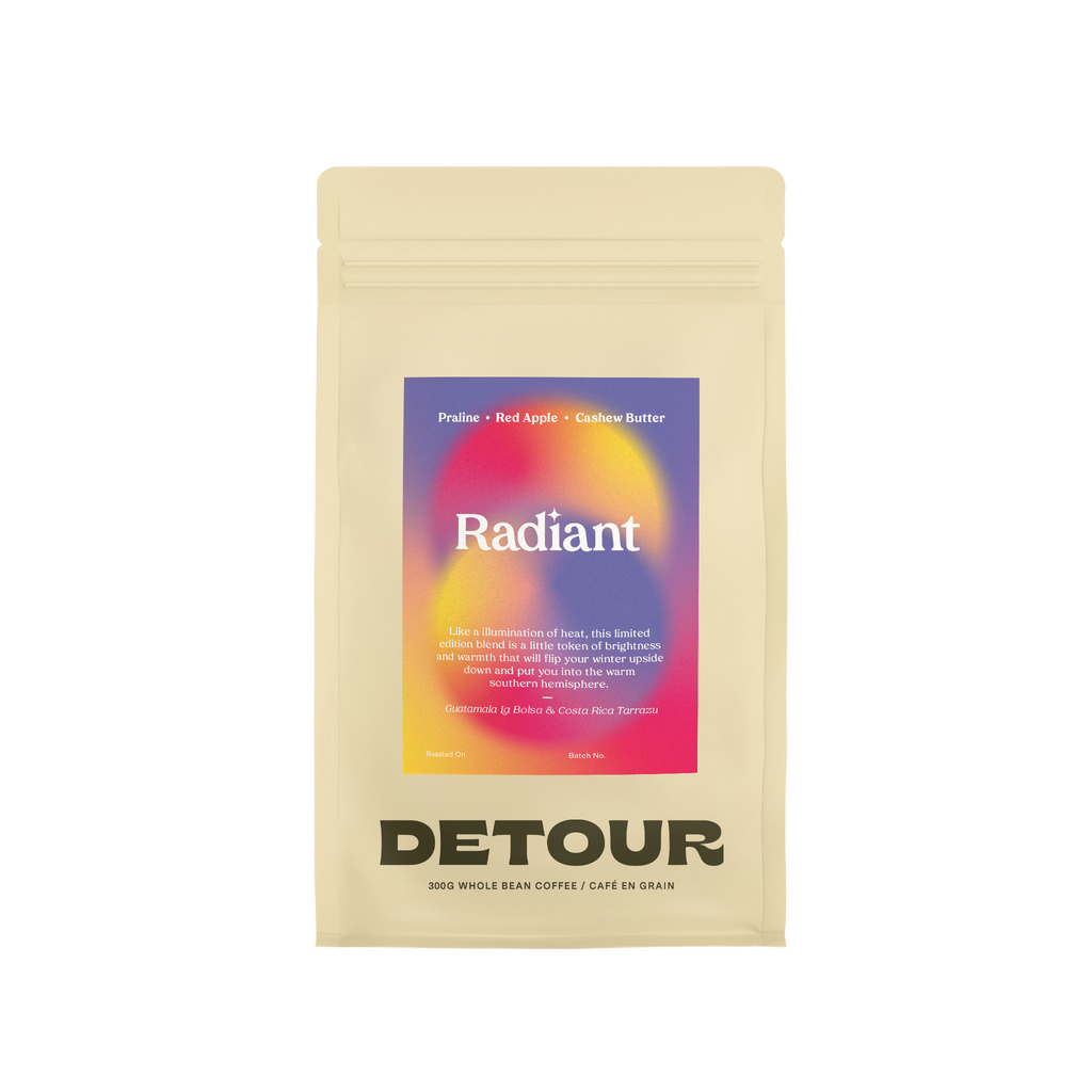 Detour Coffee Radiant Limited Winter Blend Whole Bean Specialty Coffee