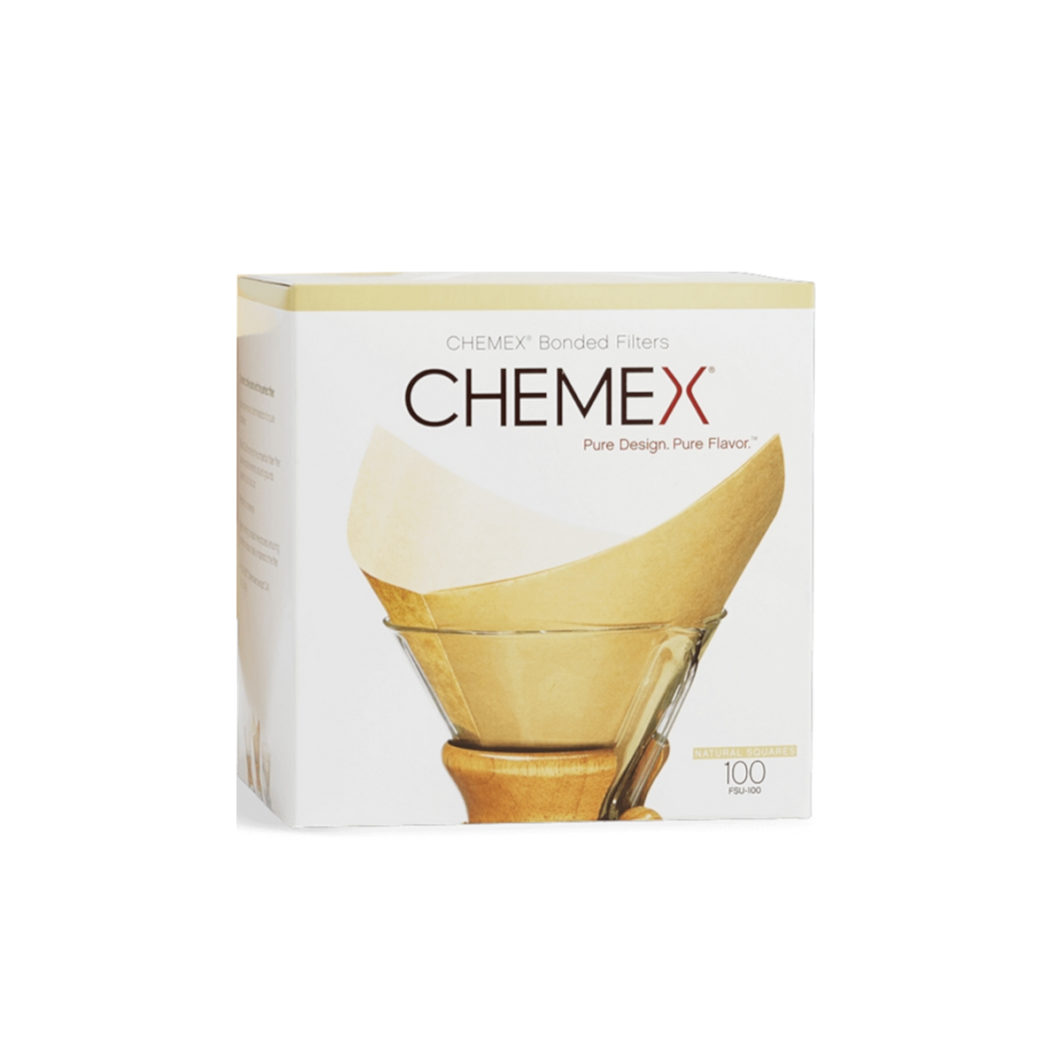 Chemex Unbleached Filter Squares 100pk Detour Coffee Roasters