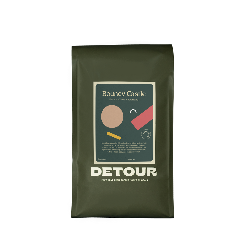 Detour Coffee Bouncy Castle Espresso Retail Home Brewing Whole Bean 