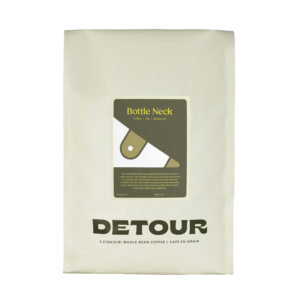 Detour Coffee Bottleneck blend Retail Home Brewing Bulk Whole Bean 