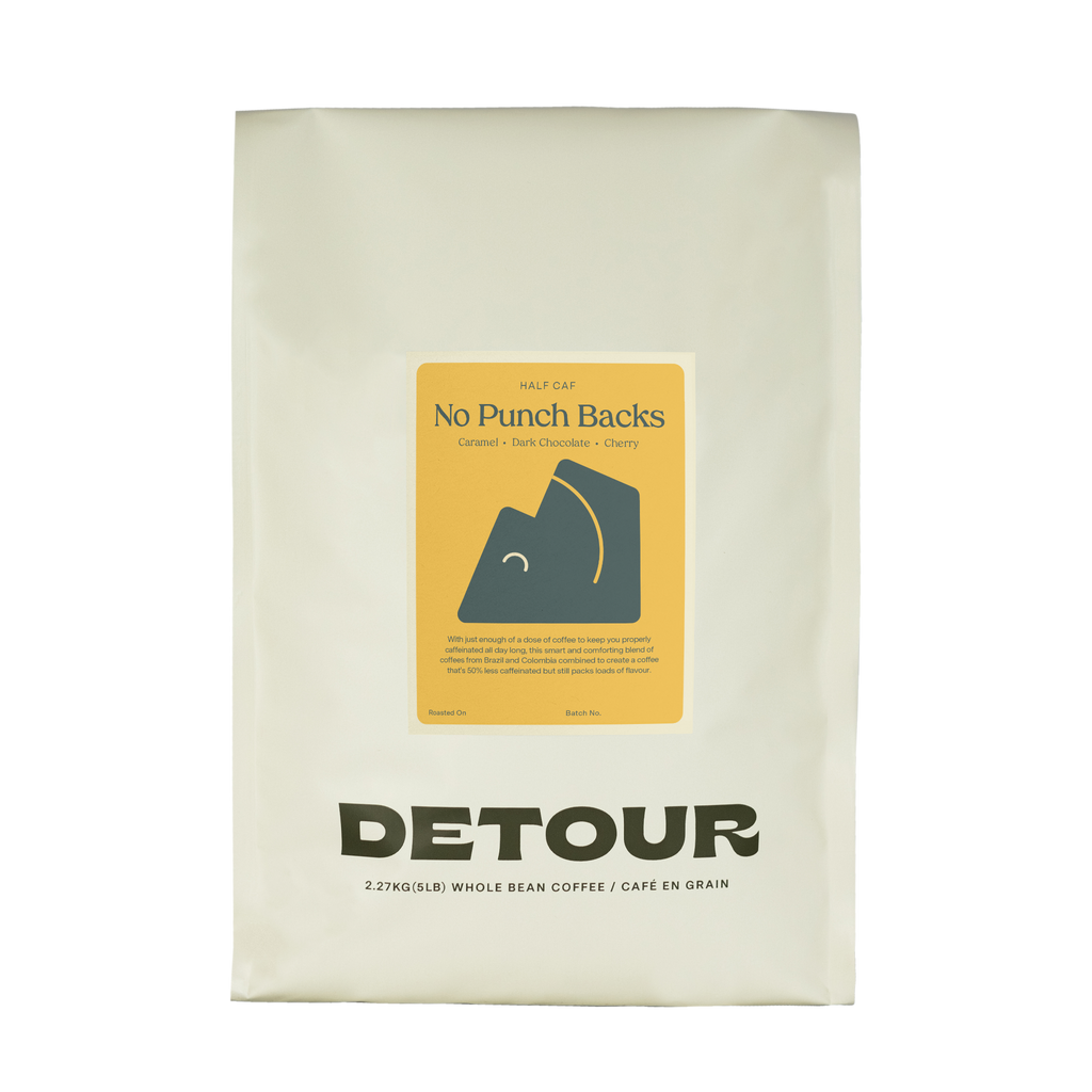 Detour Coffee Half-caf Retail Home Brewing Whole Bean  Bulk
