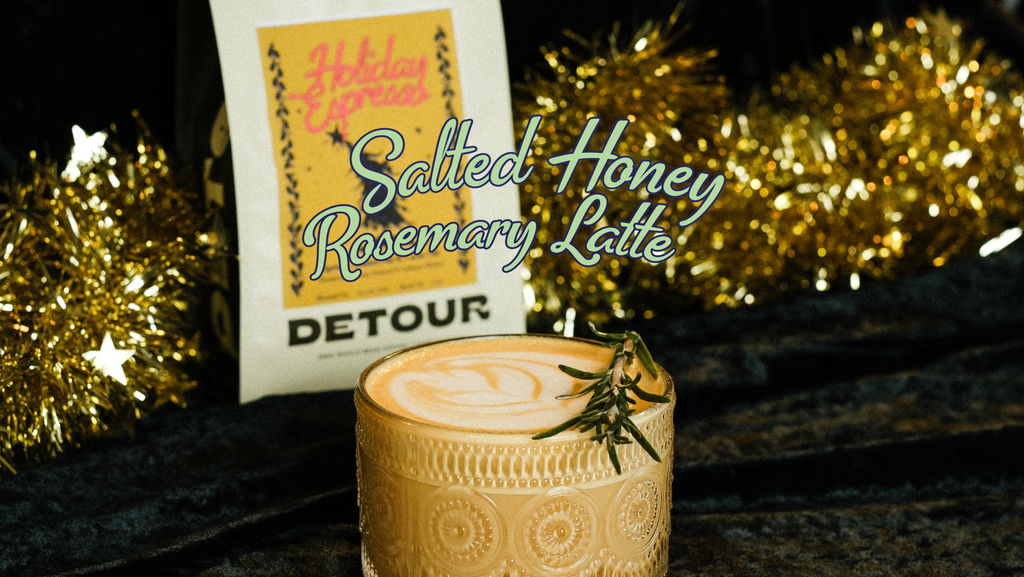 Make a Holiday Inspired Salted Honey & Rosemary Latte at-home