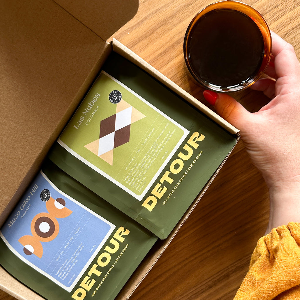 Detour Coffee Subscription Coffee Club Whole Bean coffee Auto renew