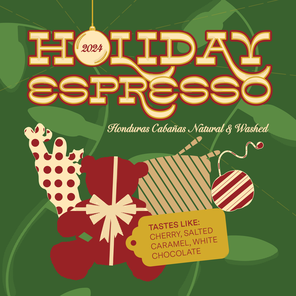 Detour Coffee Holiday Espresso Limited Christmas Espresso Blend Single Origin Central American Whole Bean Specialty Coffee 