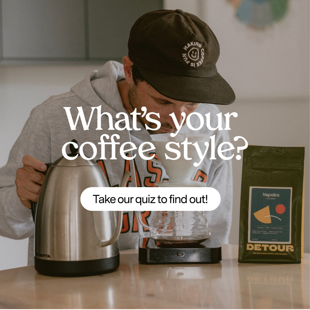 Detour Coffee Quiz What's your coffee style Meet your coffee match