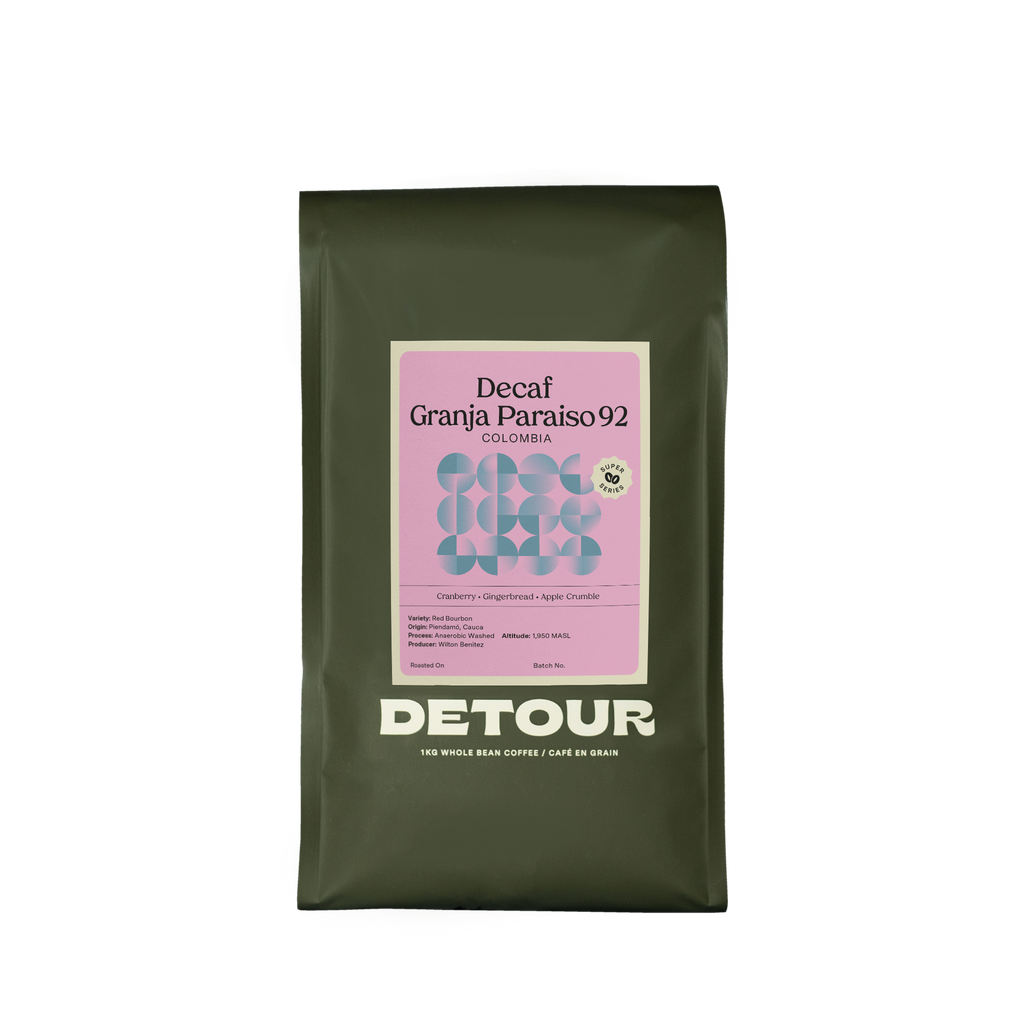 Colombia Decaf El Granja Paraiso 92 Superbrew – Detour Coffee Roasters