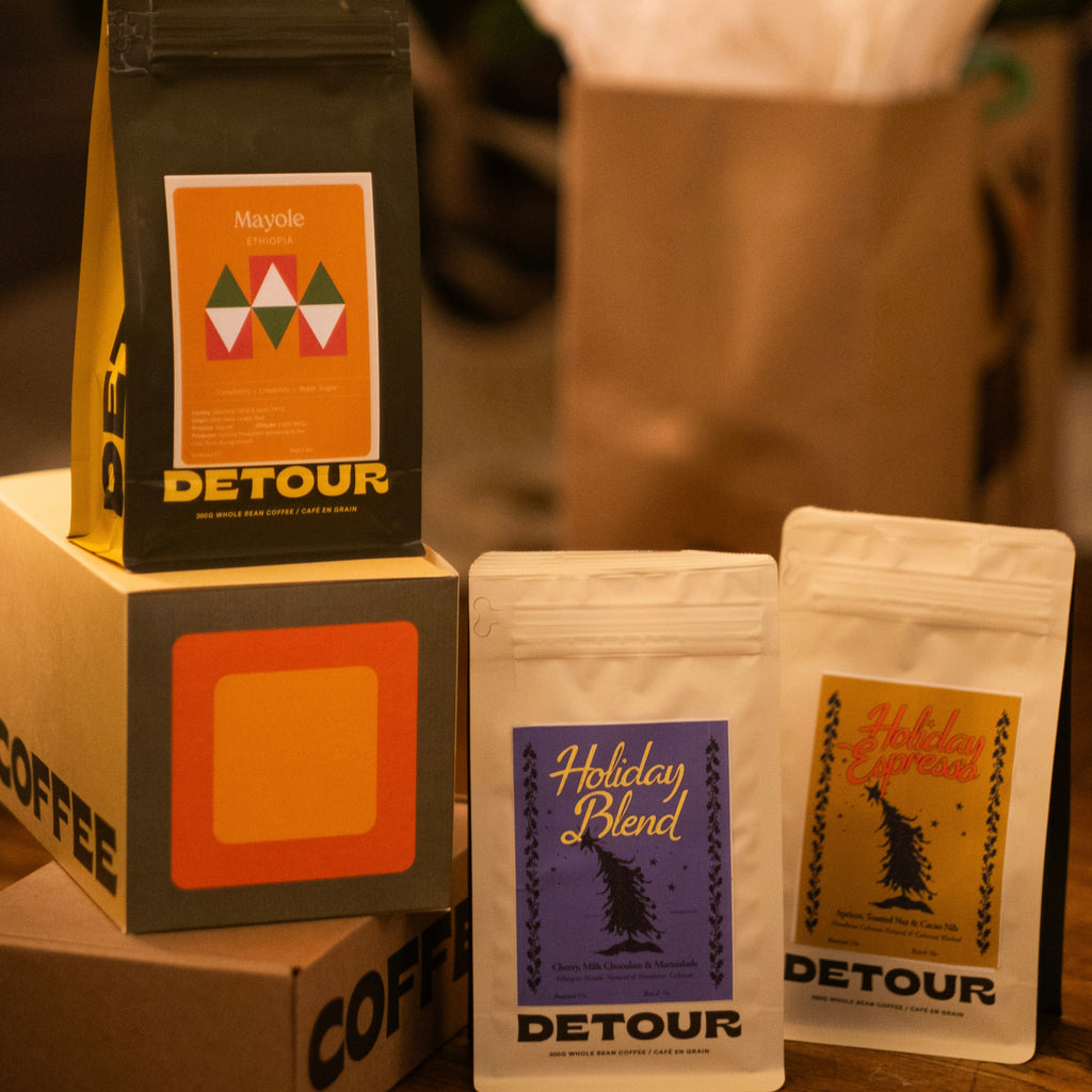 Detour Coffee Holiday Tasting Pack Holiday Coffee Whole Bean