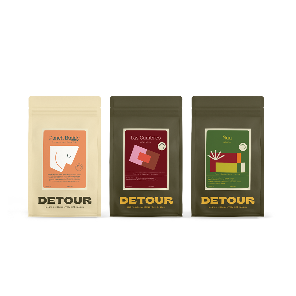 Detour Coffee espresso gift pack whole bean 