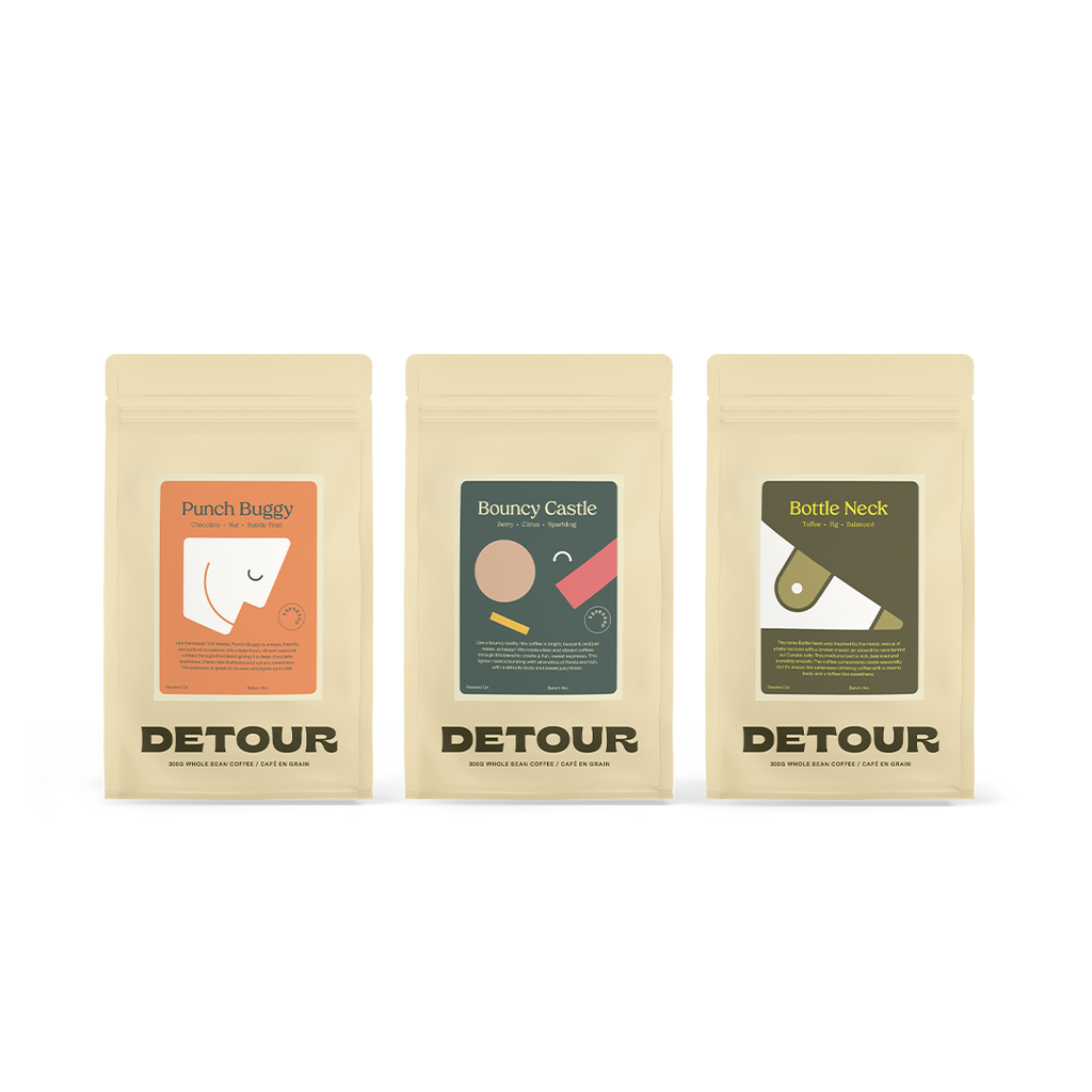 Detour Coffee espresso gift pack whole bean 
