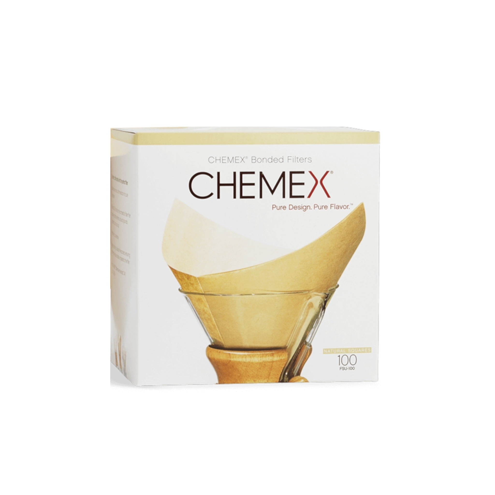 Chemex Unbleached Filter Squares 100pk Detour Coffee Roasters