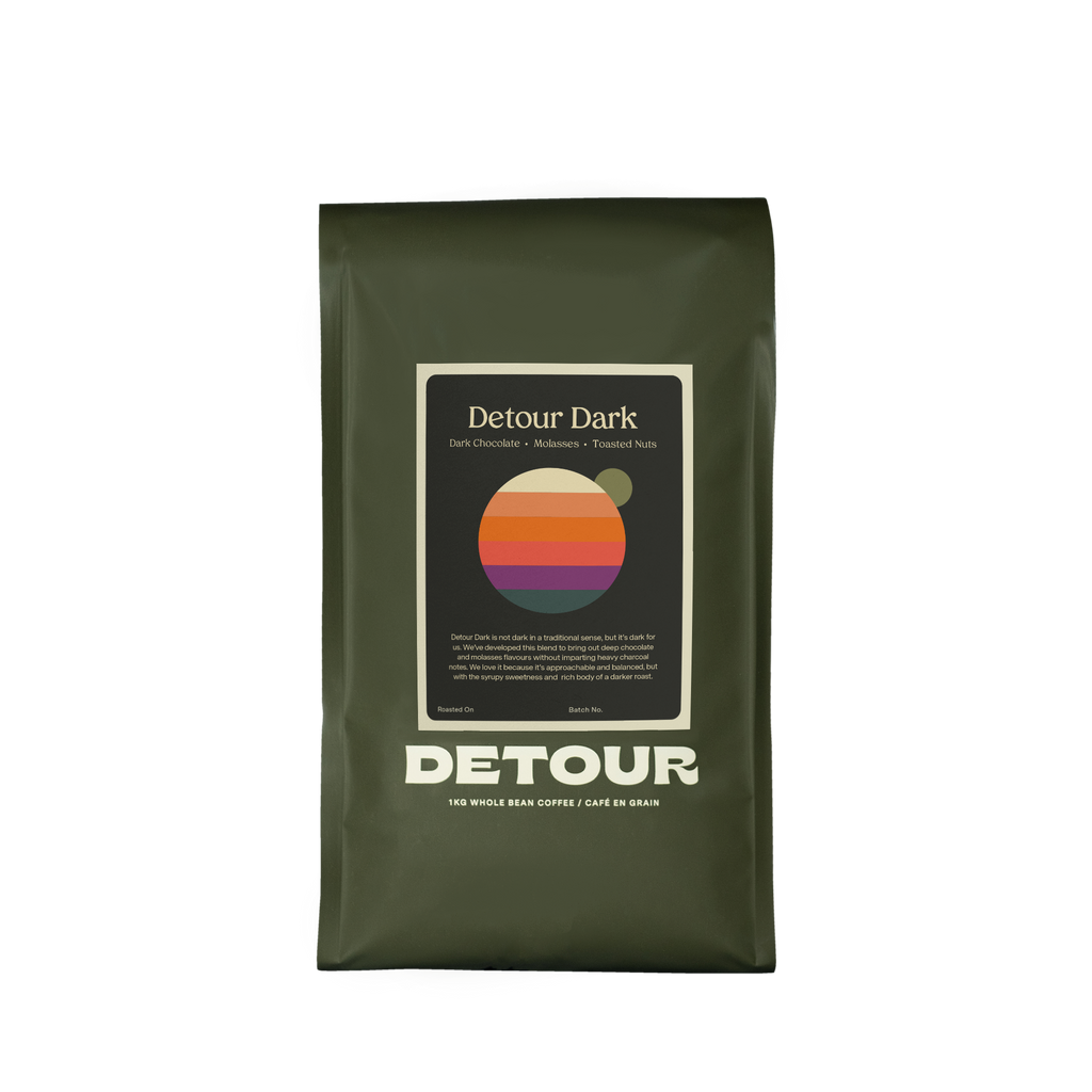 Detour Coffee Dark Roast Retail Home Brewing Bulk Whole Bean 