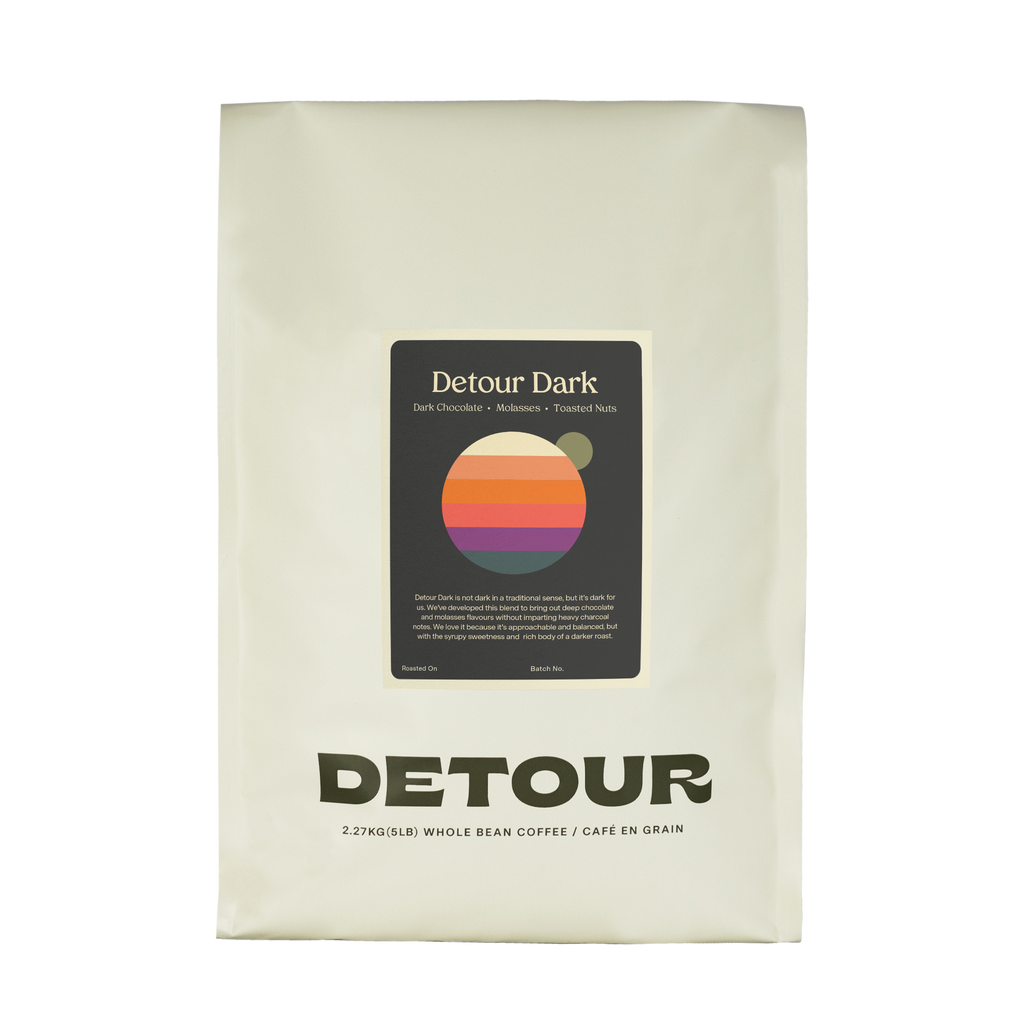 Detour Coffee Dark Roast Retail Home Brewing Bulk Whole Bean 