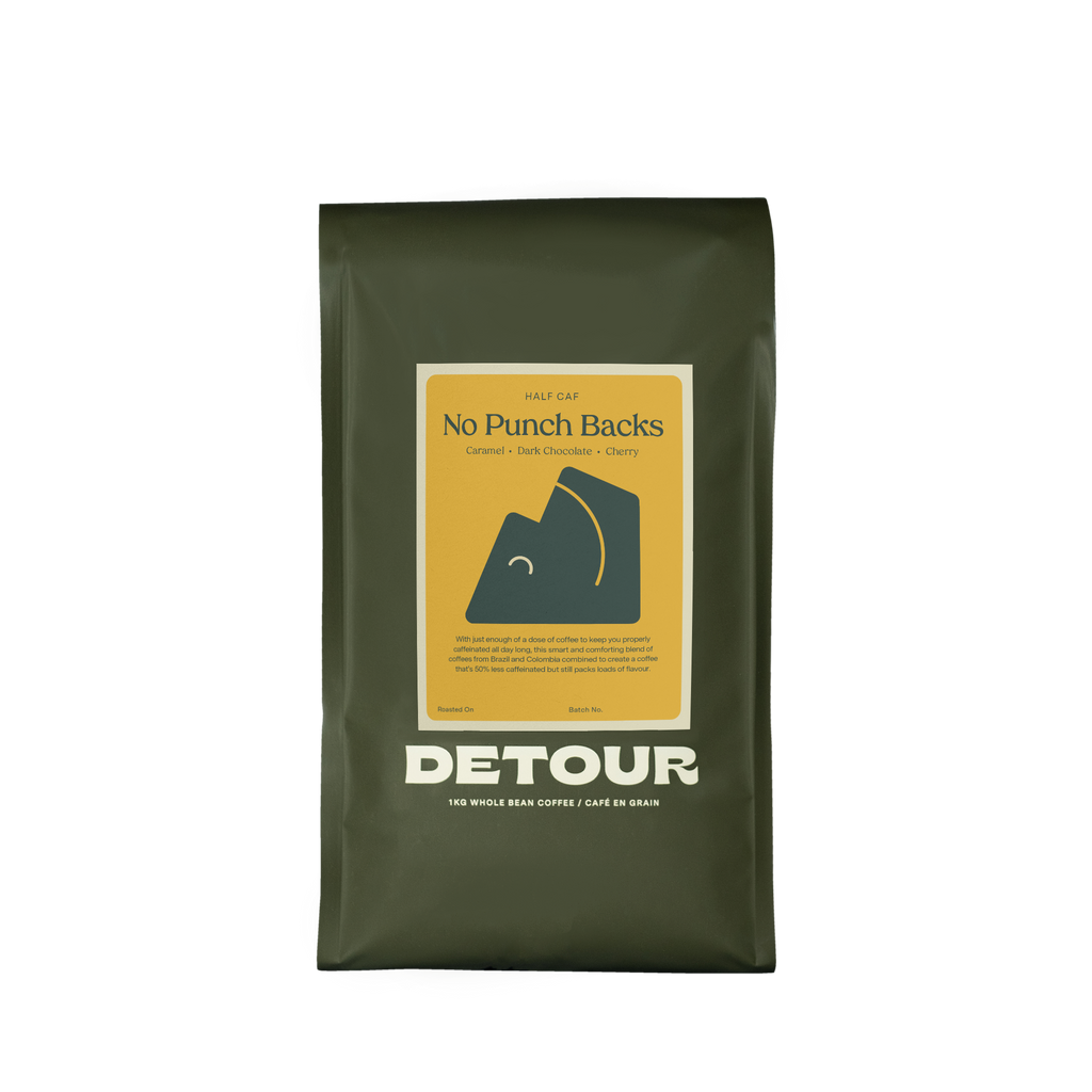 Detour Coffee Half-caf Retail Home Brewing Whole Bean  Bulk